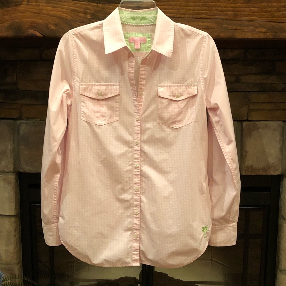 Lilly Pulitzer Resort Fit Long Sleeve Shirt • XS